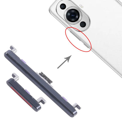 Original Power & Volume Control Button Replacement for Huawei nova 11 Pro (10 Pairs, Black)