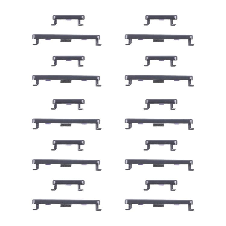 Original Power & Volume Control Button Replacement for Huawei nova 12 (10 Pairs, Black)