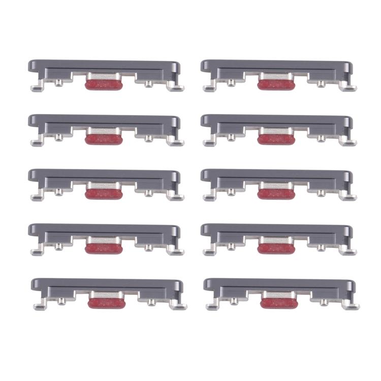 Original Volume Control Button Replacement for Huawei Mate 80 Pro - 10pcs (Black) - Professional Installation Recommended
