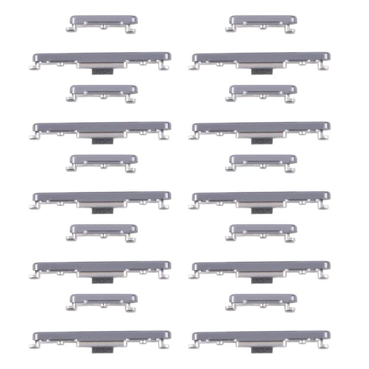 Original Power & Volume Control Button Replacement for Huawei Mate 50 (10 Pairs, Black)