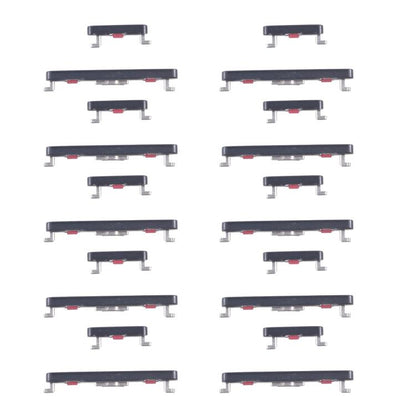 Original Power & Volume Control Button Replacement for Huawei nova 10 Pro (10 Pairs, Black)