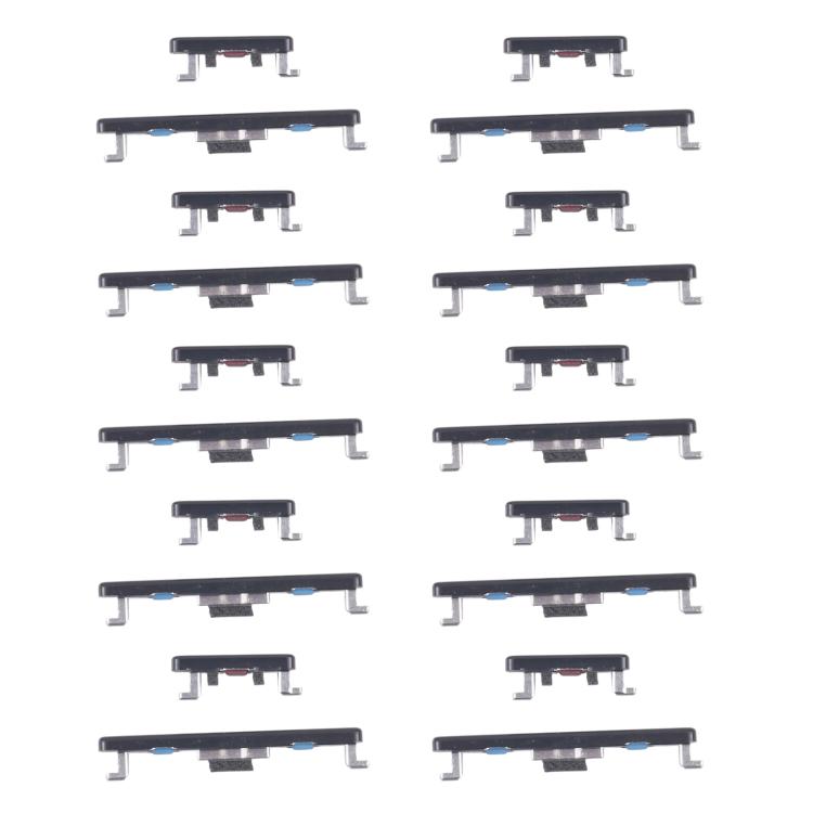 Original Power & Volume Control Button Replacement for Huawei nova 8 - 10 Pairs (Black)