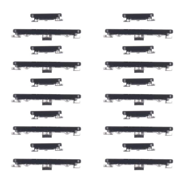 Original Power and Volume Control Button Replacement for Huawei Mate 60 Pro (Black) - 10 Pairs