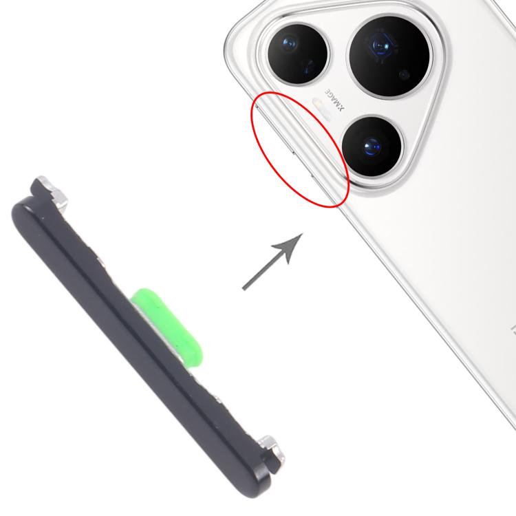Original Volume Control Button Replacement for Huawei Pura 80 Pro+ (Black) - 10pcs Set