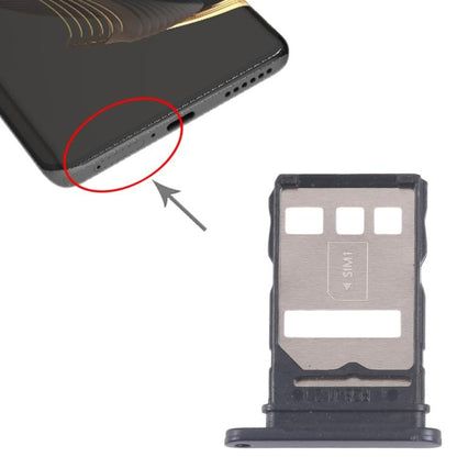 Original SIM Card Tray + SIM Card Tray for Huawei nova 10 (Black) - 10pcs Replacement Set