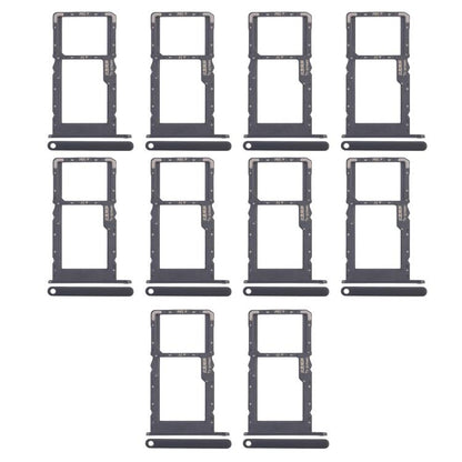 Original Black SIM & Micro SD Card Trays for Huawei Enjoy 60 - 10pcs Replacement Set