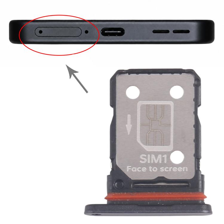 OnePlus Ace 5 Ultra SIM Card Tray Replacement (Black) - Includes SIM Card Tray, Professional Installation Recommended