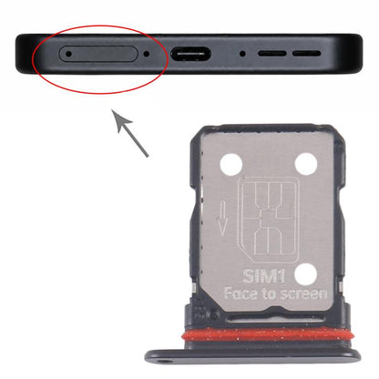 OnePlus 13T SIM Card Tray (Black) - Replacement SIM Card Tray for Perfect Fit and Functionality