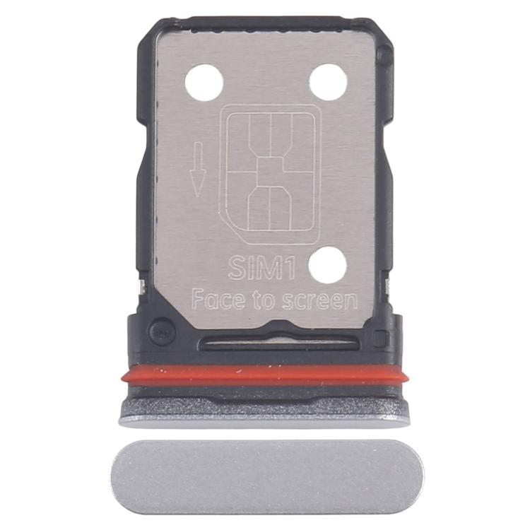 OnePlus Turbo 6 SIM Card Tray Replacement (Silver) - Perfect Fit, Quality Checked, Professional Installation Recommended