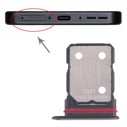 OnePlus 15 Black SIM Card Tray Replacement + SIM Card Tray - Compatible & Checked for Quality