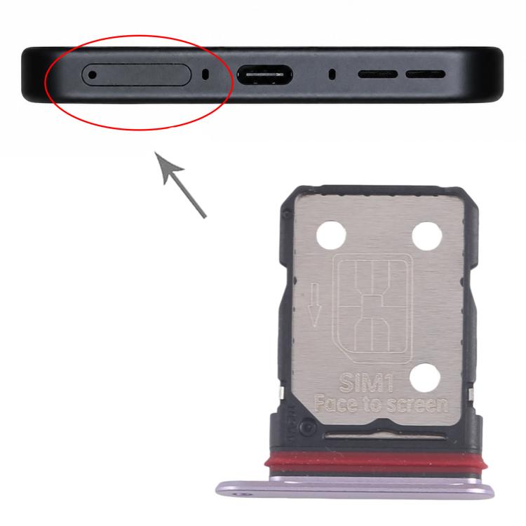 OnePlus 15 SIM Card Tray Replacement (Purple) - Compatible SIM Card Tray for Easy Installation