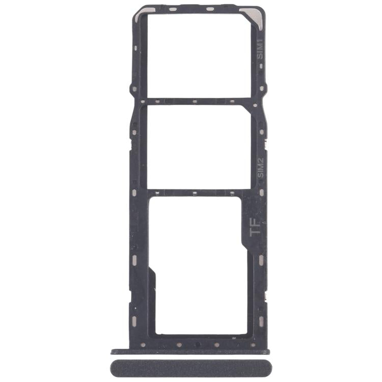 ZTE Blade A55 Z2450 SIM Card Tray + Micro SD Card Tray Replacement (Black) - Fully Compatible, Quality Checked