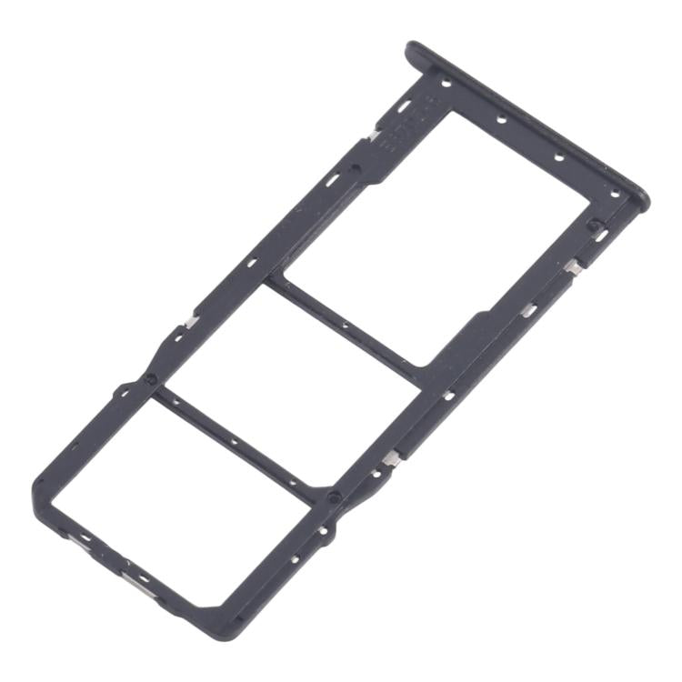 ZTE Blade A55 Z2450 SIM Card Tray + Micro SD Card Tray Replacement (Black) - Fully Compatible, Quality Checked