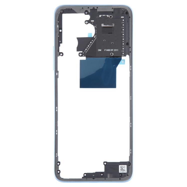 Xiaomi Redmi 12 5G Original Blue Middle Frame Bezel Plate Replacement - Quality Checked, Perfect Fit