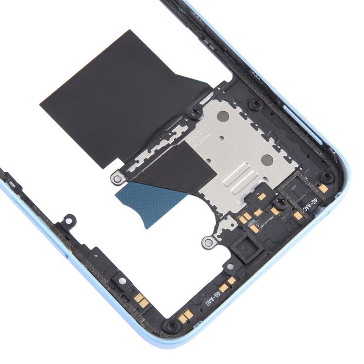 Xiaomi Redmi 12 5G Original Blue Middle Frame Bezel Plate Replacement - Quality Checked, Perfect Fit