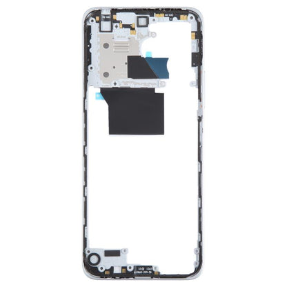 Xiaomi Redmi 12 5G Original Silver Middle Frame Bezel Plate Replacement - Quality Checked, Compatible Part