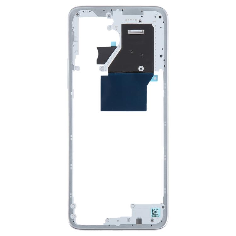 Xiaomi Redmi 12 5G Original Silver Middle Frame Bezel Plate Replacement - Quality Checked, Compatible Part