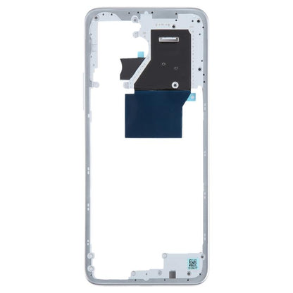 Xiaomi Redmi 12 5G Original Silver Middle Frame Bezel Plate Replacement - Quality Checked, Compatible Part