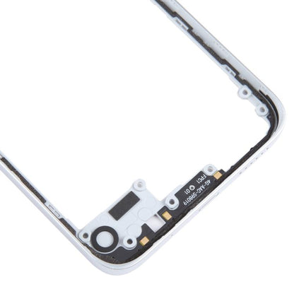 Xiaomi Redmi 12 5G Original Silver Middle Frame Bezel Plate Replacement - Quality Checked, Compatible Part