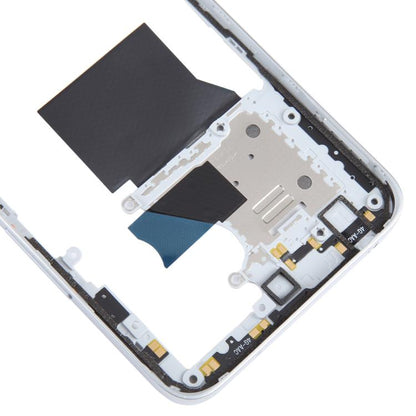 Xiaomi Redmi 12 5G Original Silver Middle Frame Bezel Plate Replacement - Quality Checked, Compatible Part