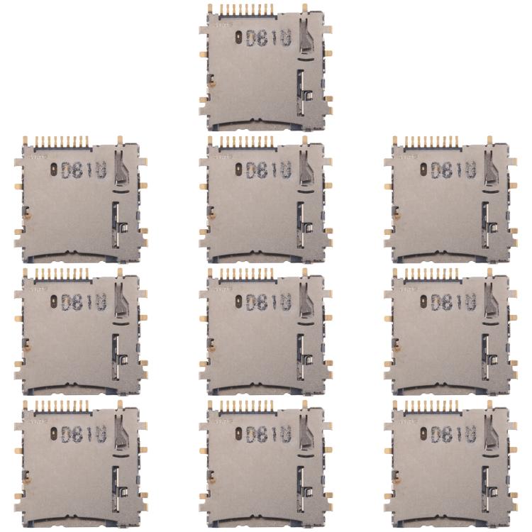 Original SD Card Reader for Samsung Galaxy Tab 3 7.0 (SM-T211) - 10pcs Replacement Parts