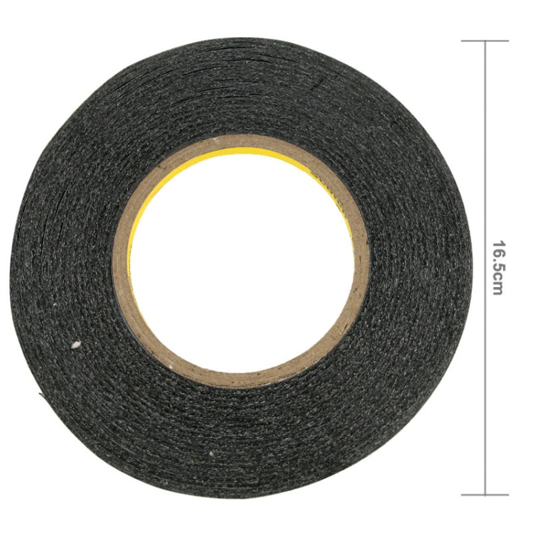 2mm Double-Sided Adhesive Tape for iPhone/Samsung/HTC Touch Panel Repair - 50m Length (Black)