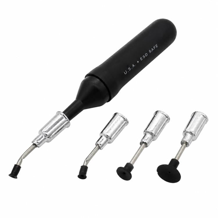 High-Quality Anti-Static Vacuum Suction Pen / IC Component Picker for iPhone & Samsung Devices (Black)