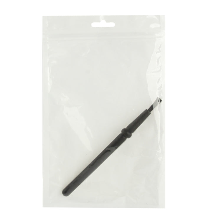 Antistatic Cleaning Brush with Round Handle for Electronic Components, 14cm Length (Black)