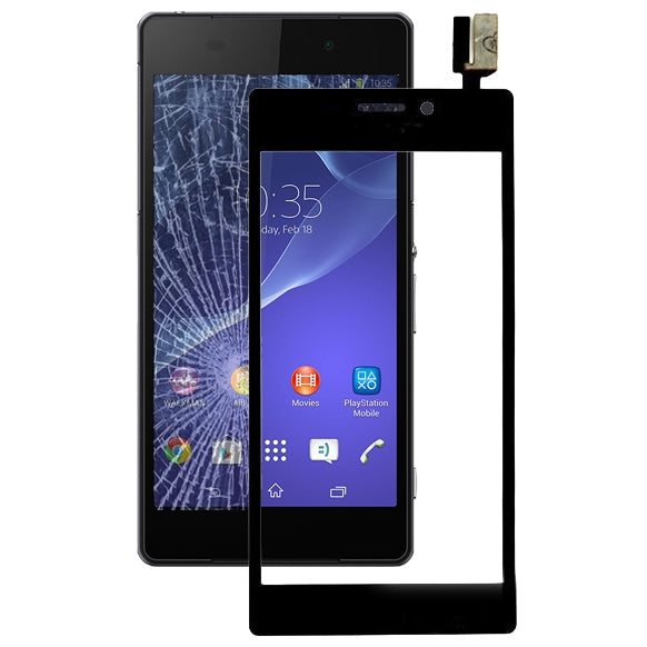 Replacement Touch Screen Panel for Sony Xperia M2 / S50h (Black) - Repair Your Device with Ease