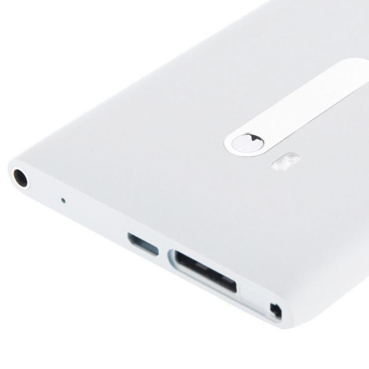 High-Quality White Back Battery Cover with Side Button Flex Cable for Nokia Lumia 900