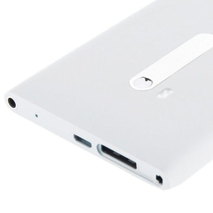 High-Quality White Back Battery Cover with Side Button Flex Cable for Nokia Lumia 900