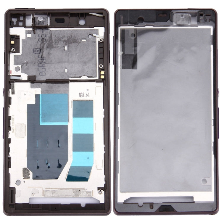 Original Purple Middle Board for Sony Xperia Z (L36H) - 13.9x7.1x0.8cm, 26g Replacement Part