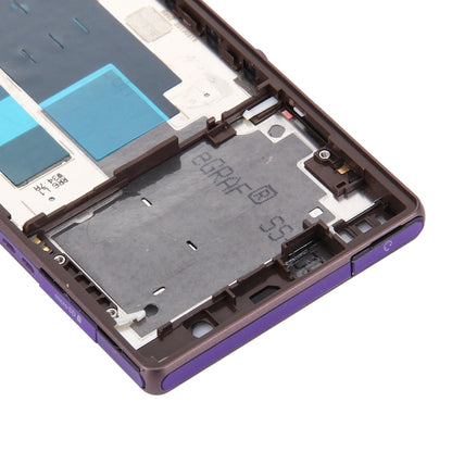 Original Purple Middle Board for Sony Xperia Z (L36H) - 13.9x7.1x0.8cm, 26g Replacement Part