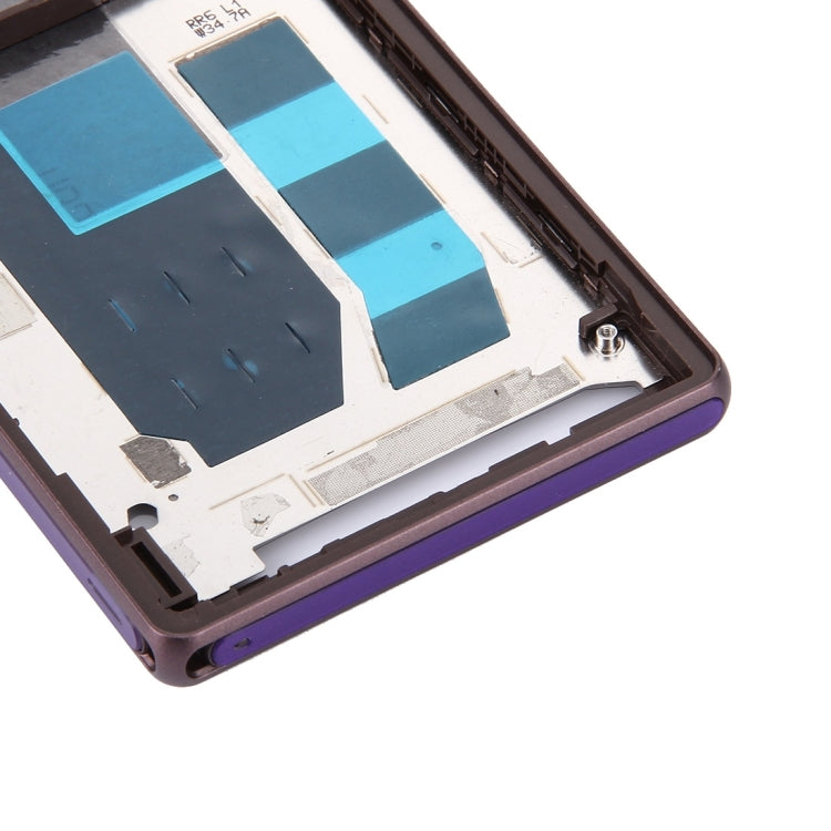 Original Purple Middle Board for Sony Xperia Z (L36H) - 13.9x7.1x0.8cm, 26g Replacement Part