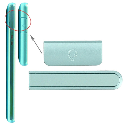 Replacement Earphone & Volume Button for Sony Xperia ZR / M36h (C5502) - High Quality Parts (Blue)