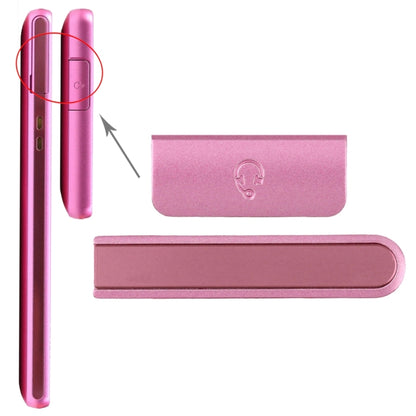 High-Quality Replacement Earphone & Volume Buttons for Sony Xperia ZR / M36h (C5502, Magenta)