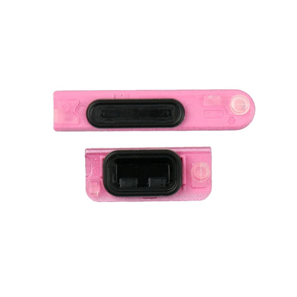 High-Quality Replacement Earphone & Volume Buttons for Sony Xperia ZR / M36h (C5502, Magenta)