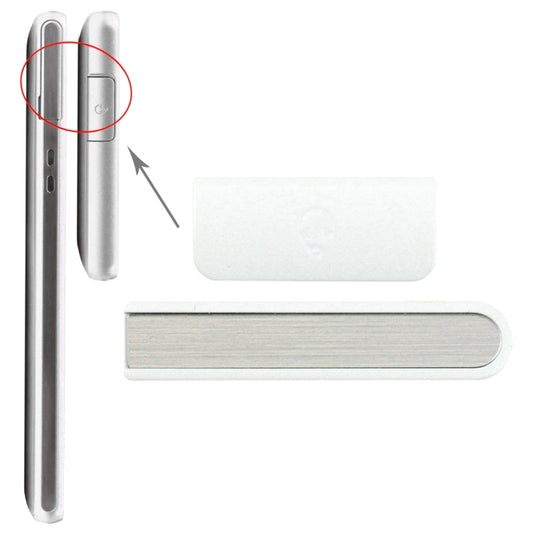Replacement Earphone & Volume Control Button for Sony Xperia ZR / M36h (C5502) - High Quality Silver Part