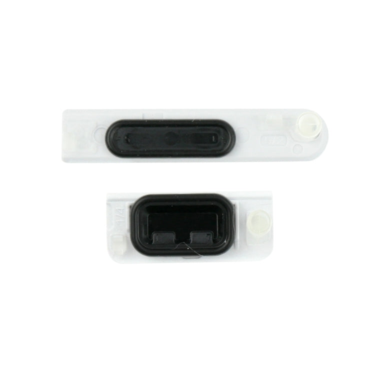 Replacement Earphone & Volume Control Button for Sony Xperia ZR / M36h (C5502) - High Quality Silver Part