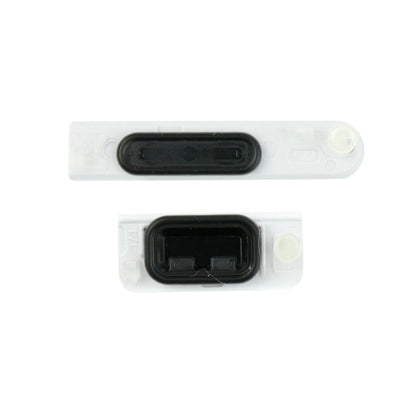 Replacement Earphone & Volume Control Button for Sony Xperia ZR / M36h (C5502) - High Quality Silver Part