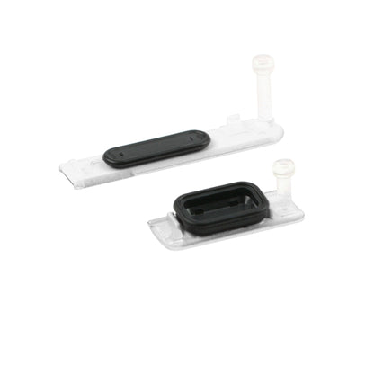 Replacement Earphone & Volume Control Button for Sony Xperia ZR / M36h (C5502) - High Quality Silver Part