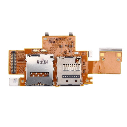 High-Quality Flex Cable SIM & SD Card Reader for Sony Xperia Tablet Z (SGP311/SGP312/SGP321)