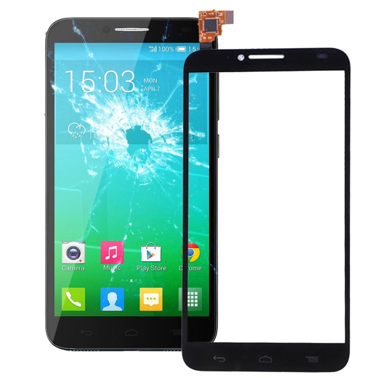 Alcatel One Touch Idol 2 / OT6037 / 6037 / 6037Y Black Touch Panel Replacement Screen - ESD Safety Tips Included