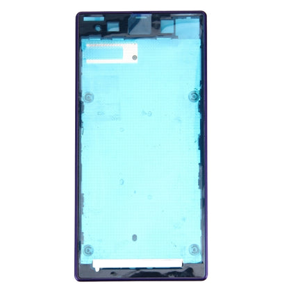 Purple Front Housing LCD Frame Bezel Plate Replacement for Sony Xperia Z1 / C6902 / L39h / C6903 / C6906 / C6943
