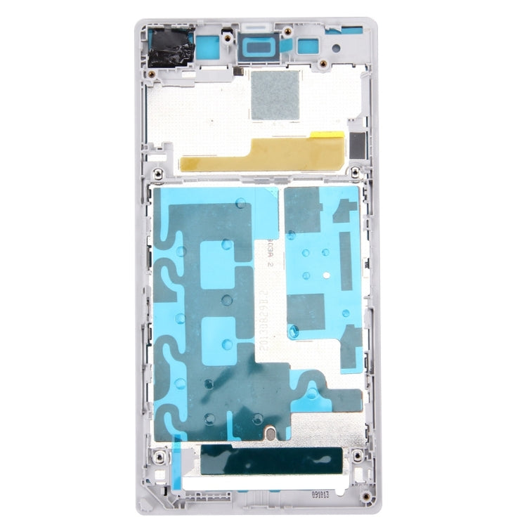 High-Quality Front Housing LCD Frame Bezel Plate for Sony Xperia Z1 / C6902 / L39h / C6903 / C6906 / C6943 (White)