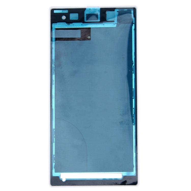 High-Quality Front Housing LCD Frame Bezel Plate for Sony Xperia Z1 / C6902 / L39h / C6903 / C6906 / C6943 (White)