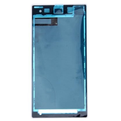High-Quality Front Housing LCD Frame Bezel Plate for Sony Xperia Z1 / C6902 / L39h / C6903 / C6906 / C6943 (White)