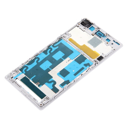 High-Quality Front Housing LCD Frame Bezel Plate for Sony Xperia Z1 / C6902 / L39h / C6903 / C6906 / C6943 (White)