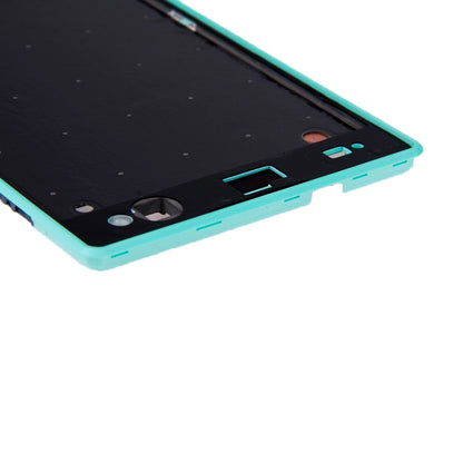 High-Quality Green Front Housing with Adhesive for Sony Xperia C3 (D2533) - LCD Frame Replacement