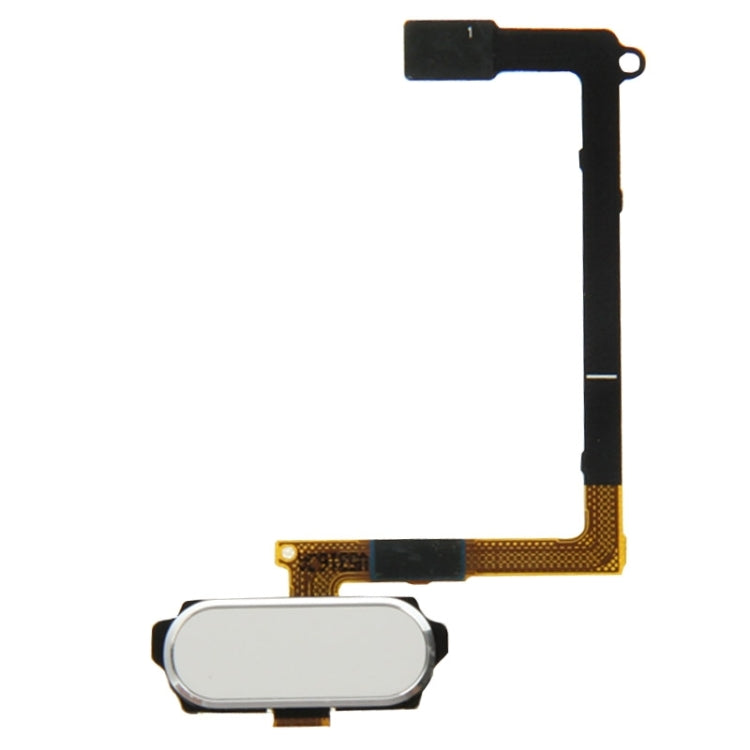 Samsung Galaxy S6 / G920F Home Button Flex Cable with Fingerprint Sensor - Replacement Part (White)